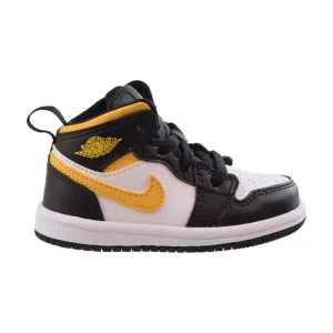 Air Jordan 1 Mid (TD) Toddlers Shoes Black-University Gold