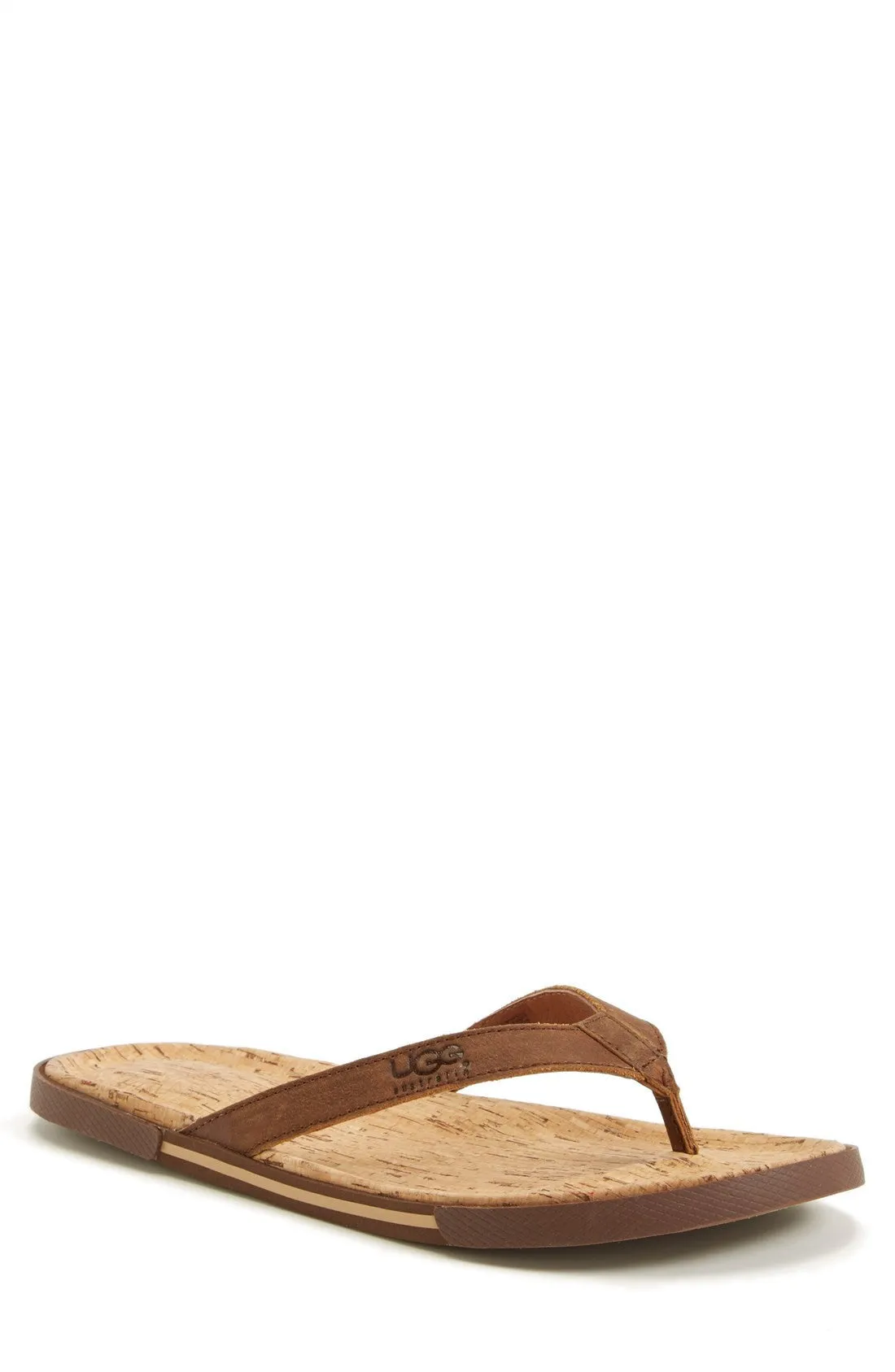 'Bennison II' Leather Flip Flop (Men)