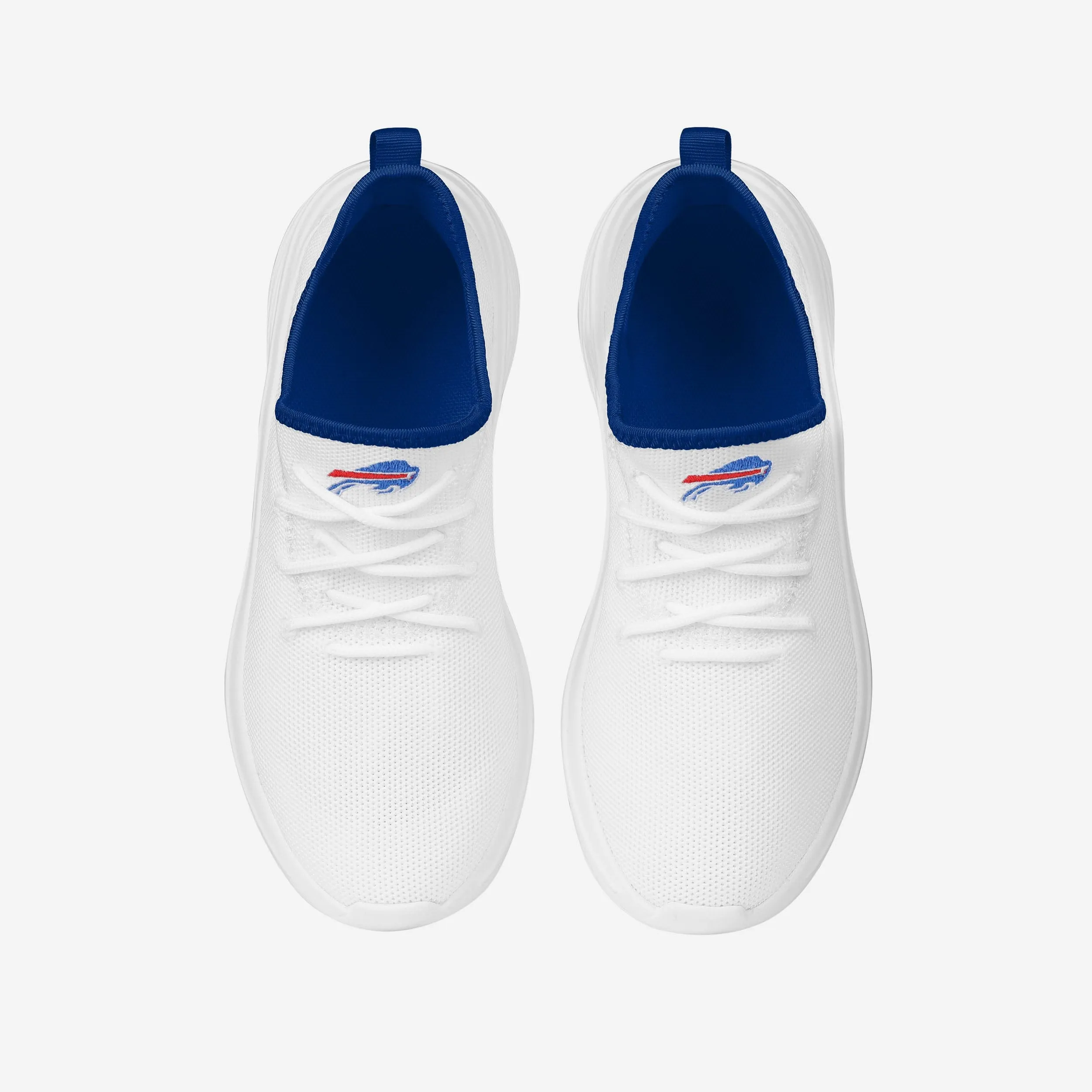 Buffalo Bills Womens Midsole White Sneakers