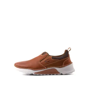 camel active Leather Slip On Shoes Men Tan BURREN 852364-RS1-8