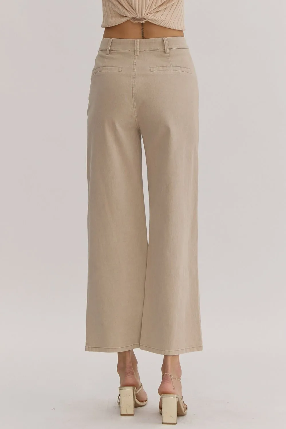 Classic Charm Beige Denim Jeans