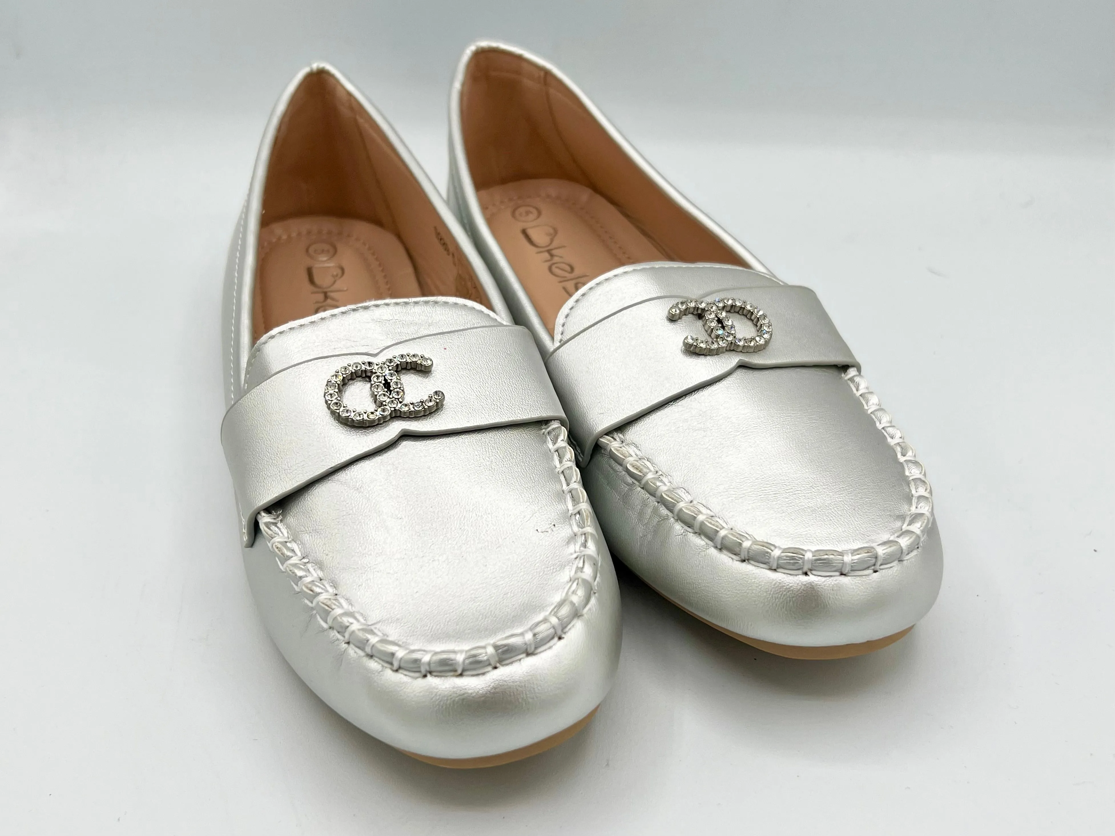 Coco loafers - silver. 3s & 4s Only