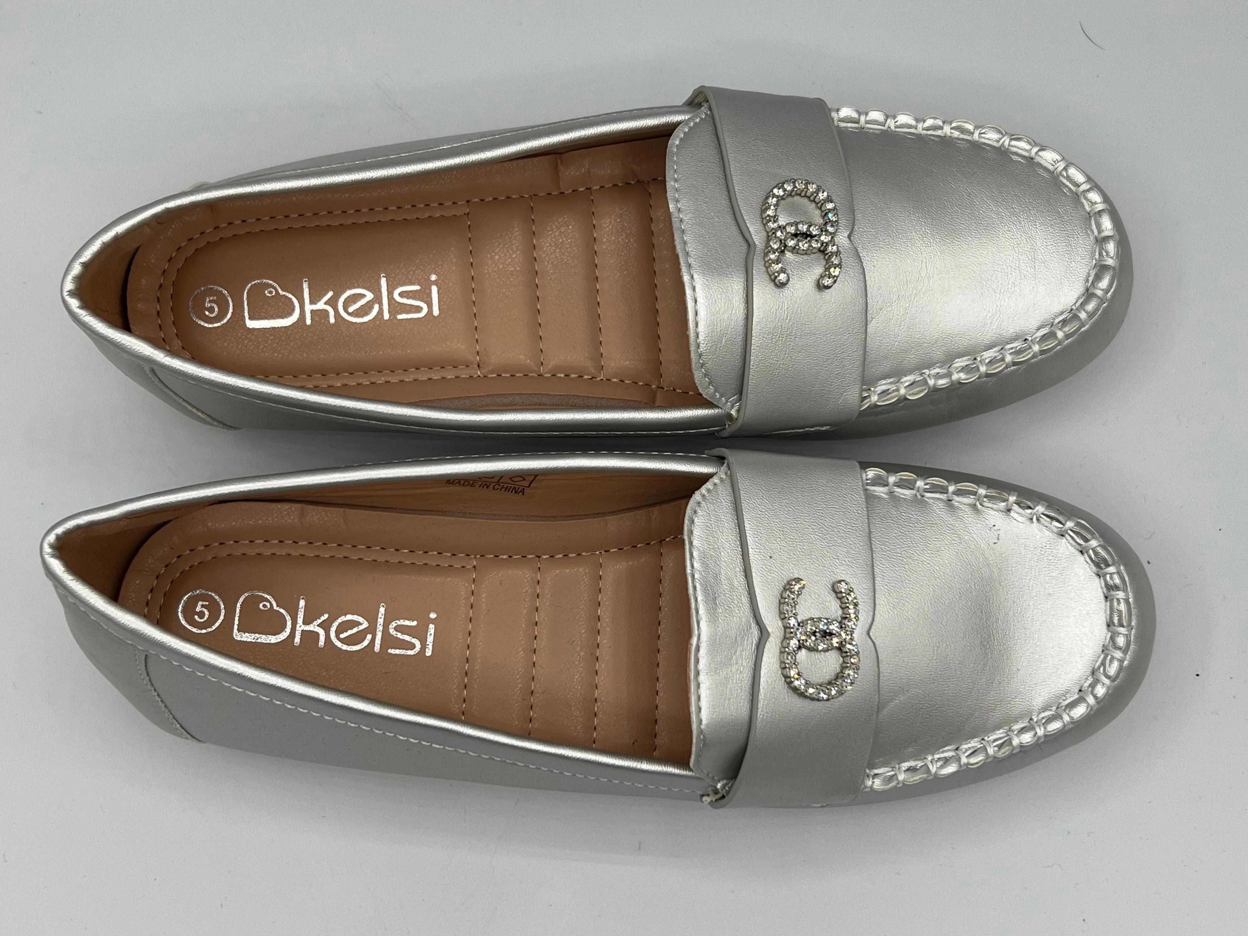Coco loafers - silver. 3s & 4s Only