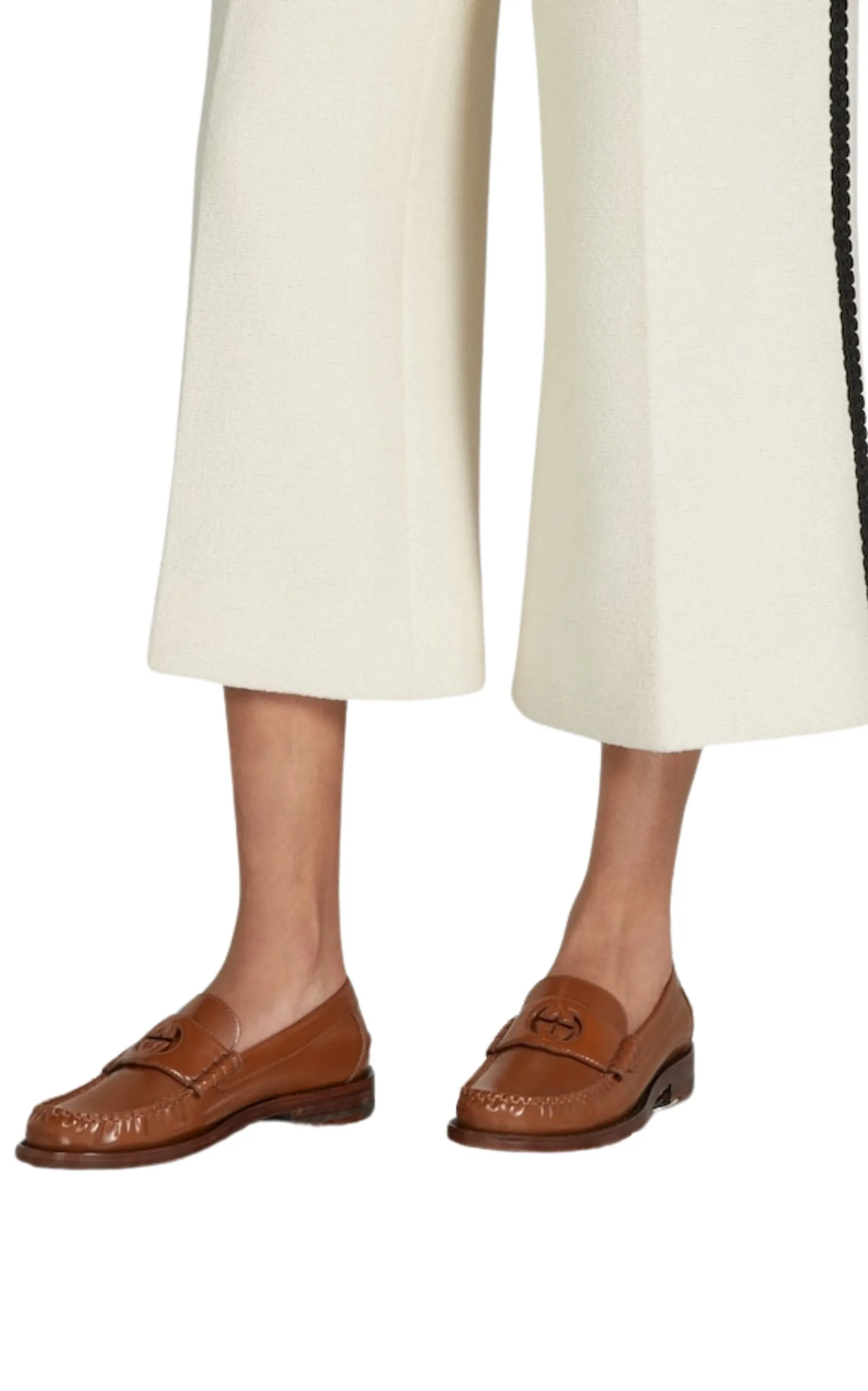 Cut-Out GG Detailing Loafers