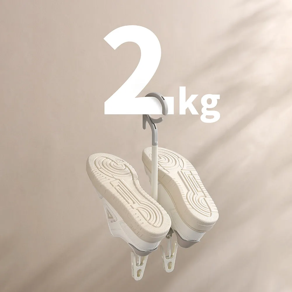 Fasola Rotating Shoe Drying Rack - White