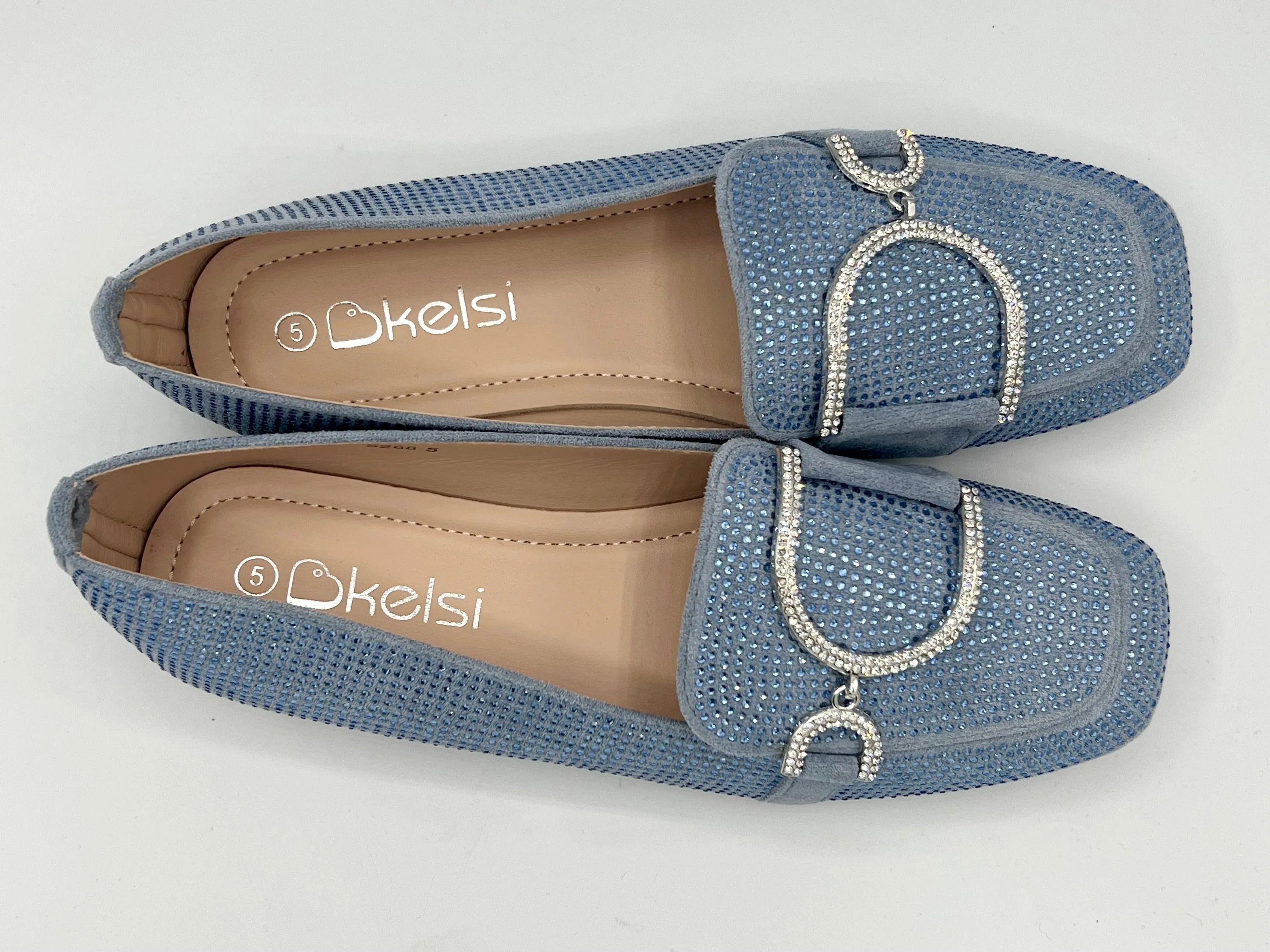 Fiona loafers - blue. 3s & 4s ONLY