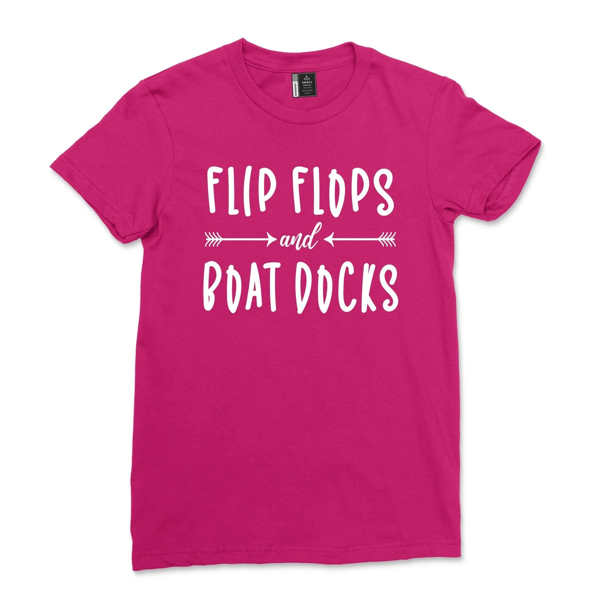 Flip Flops and Boat Docks Shirt Women Short Sleeve Lake Tshirt Funny Tie Dye Boating Vacation T-Shirt Tee Black