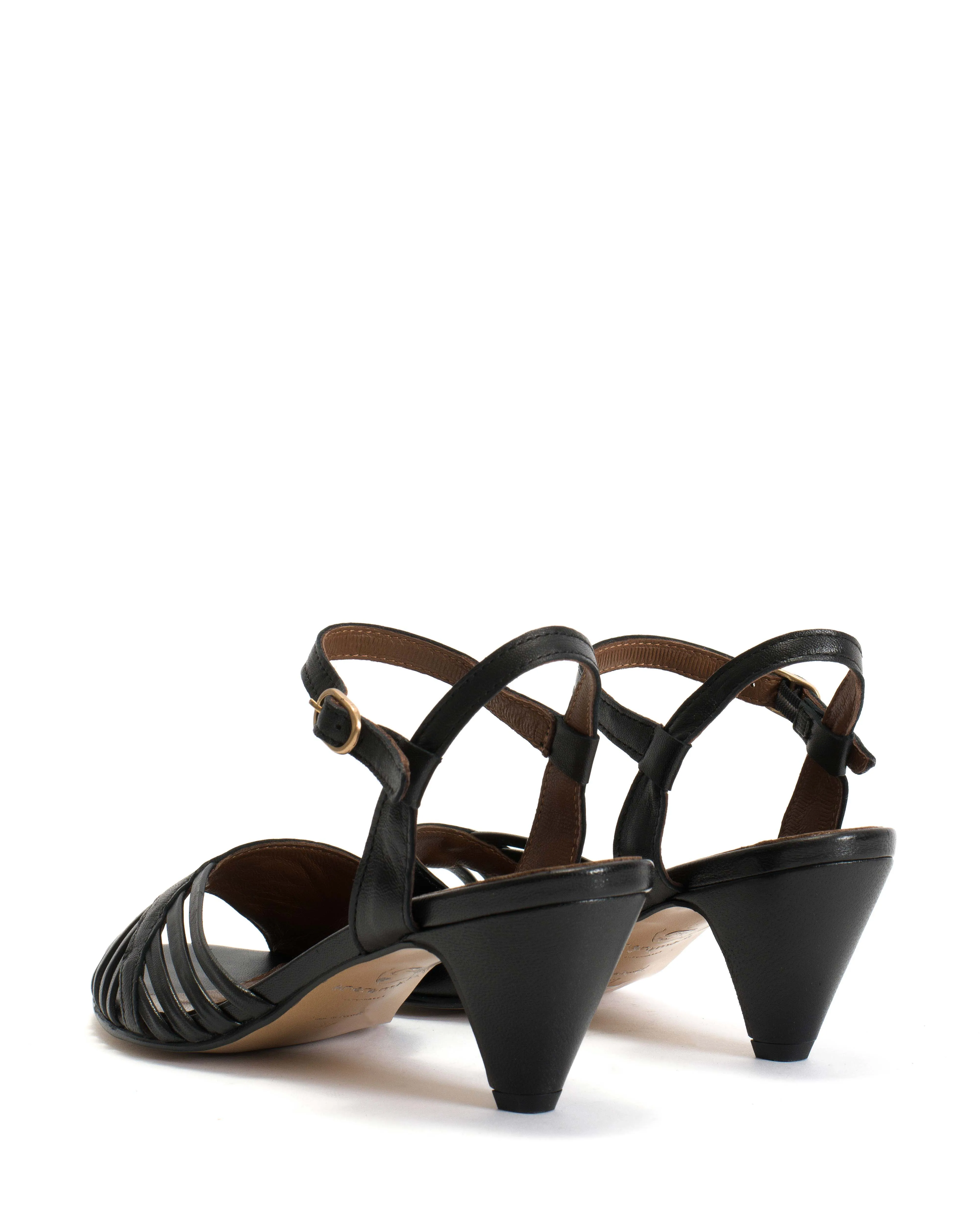 Hermine Shiny lamb Black