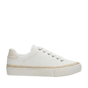 Marc Fisher Women's Spryng Off White/Lt Beige/Nappa Pu893 M