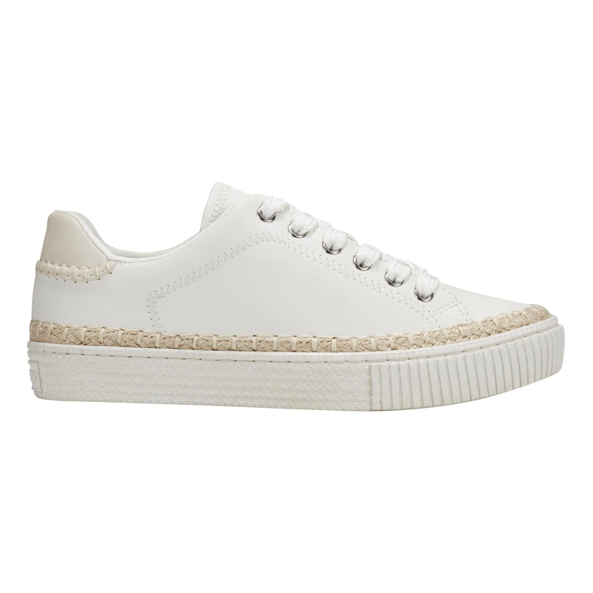 Marc Fisher Women's Spryng Off White/Lt Beige/Nappa Pu893 M