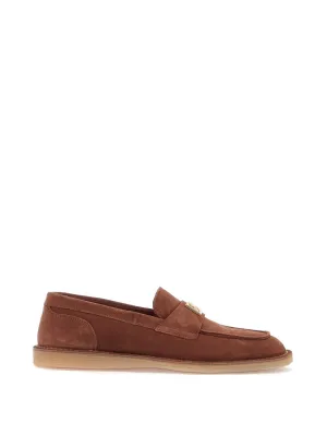 Moccasin Loafers in Suede