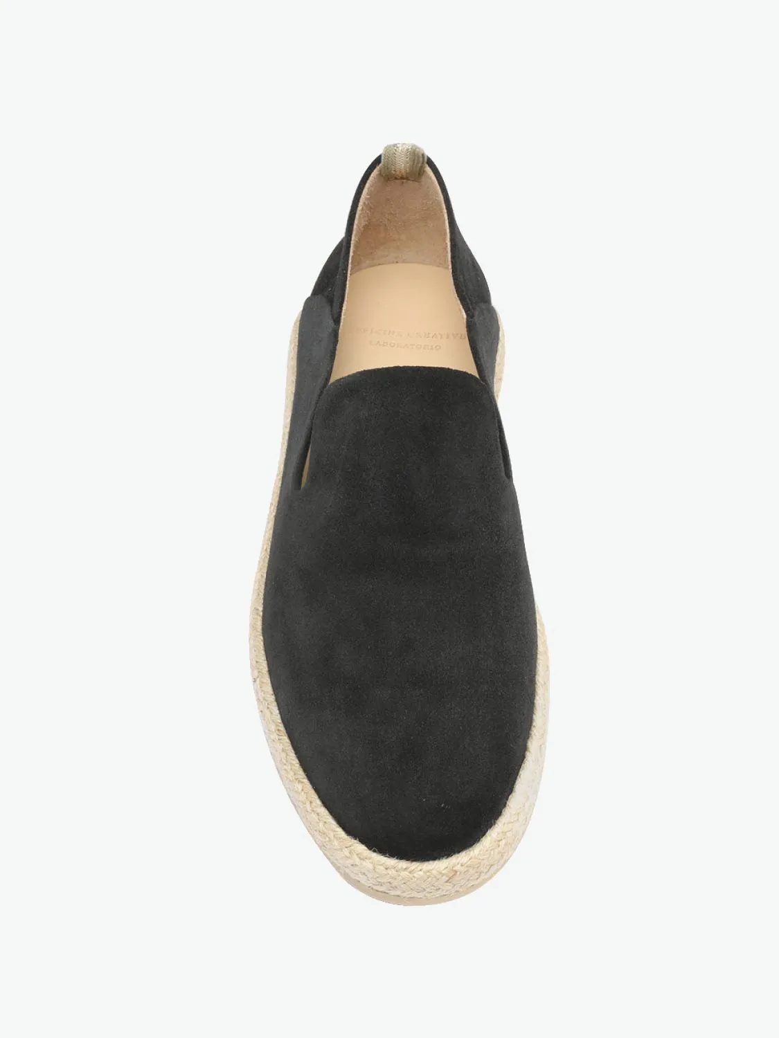 Officine Creative Roped Navy Suede Loafers