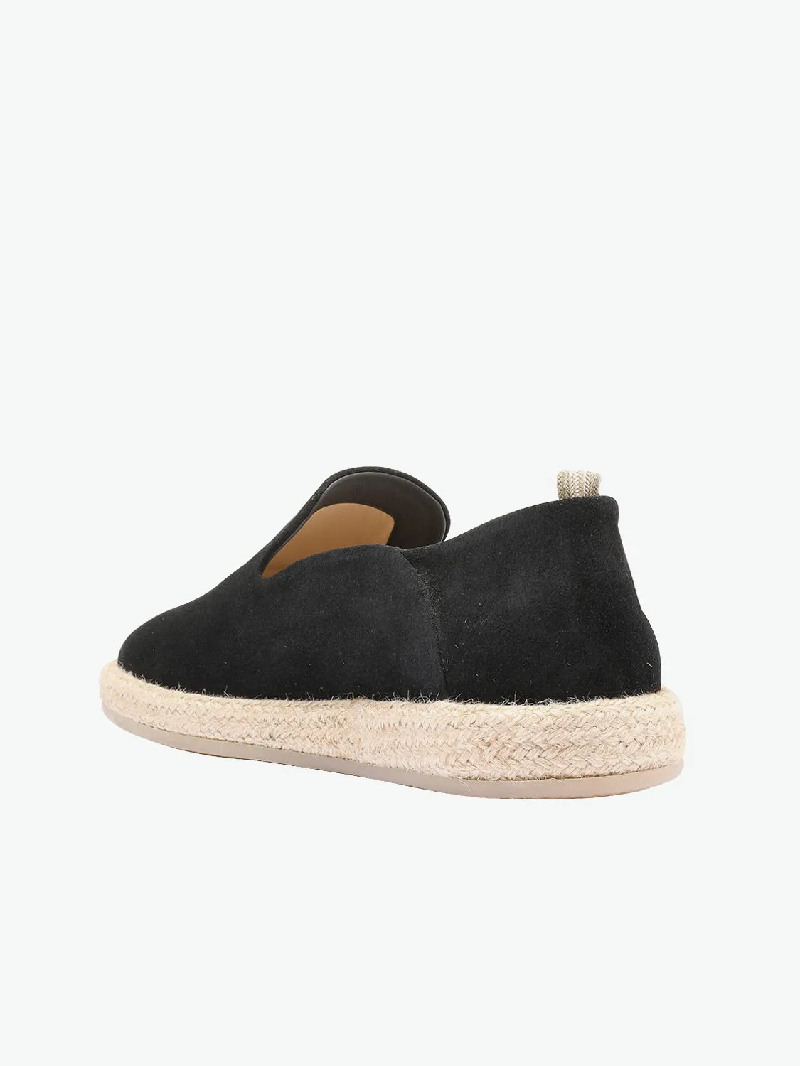 Officine Creative Roped Navy Suede Loafers