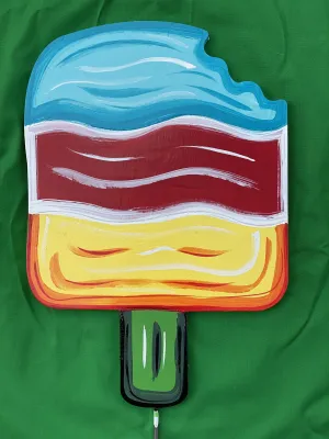 Popsicle with a bite Blank Ready to be painted by you