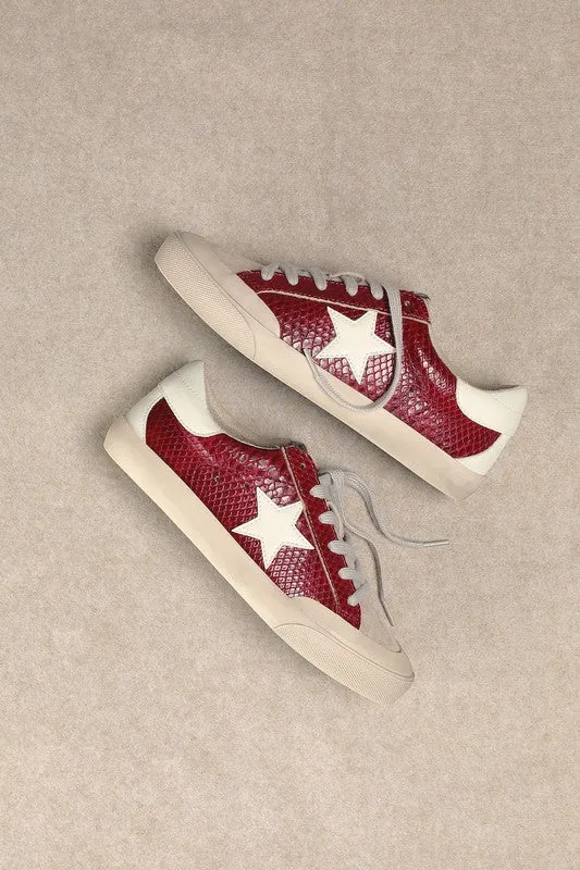 Star, Low Top Sneakers **This item has free shipping.**