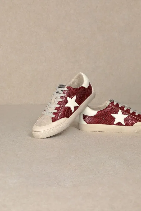 Star, Low Top Sneakers **This item has free shipping.**