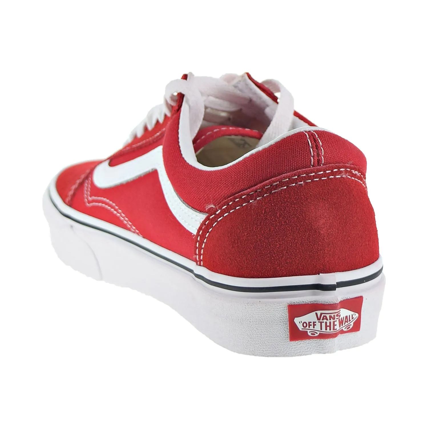 Vans Old Skool Men's Shoes Racing Red/True White