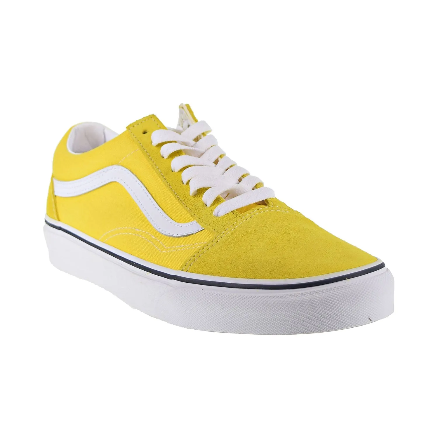 Vans Old Skool Men's Shoes Vibrant Yellow-True White