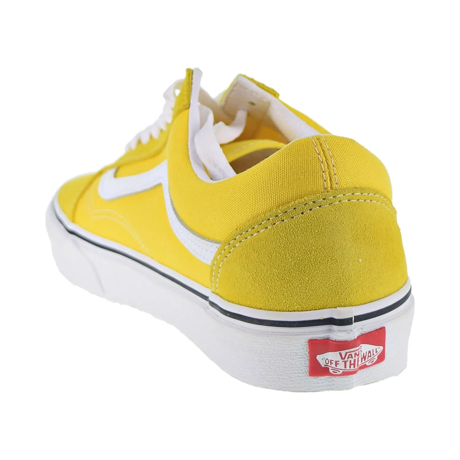 Vans Old Skool Men's Shoes Vibrant Yellow-True White