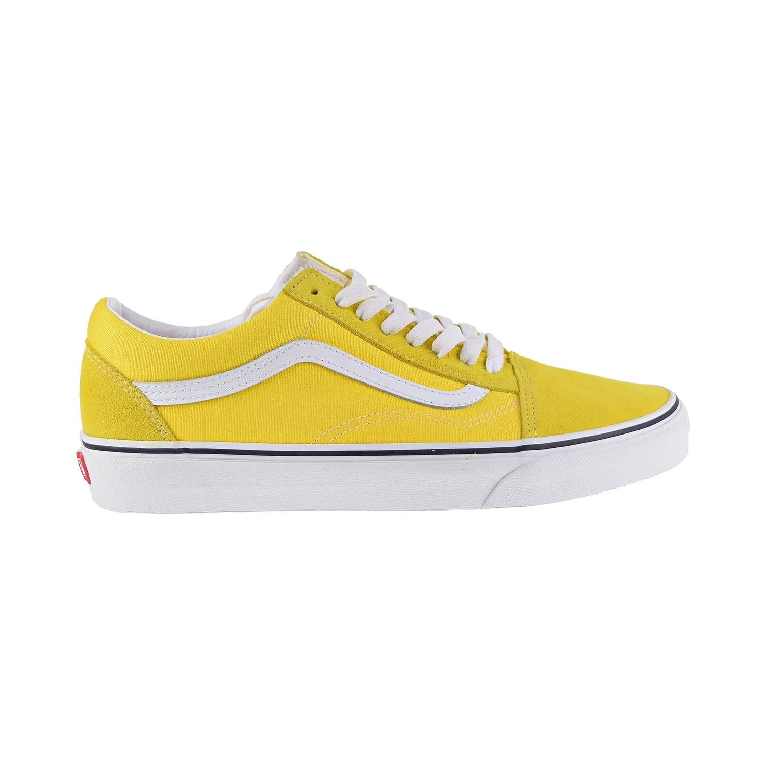 Vans Old Skool Men's Shoes Vibrant Yellow-True White