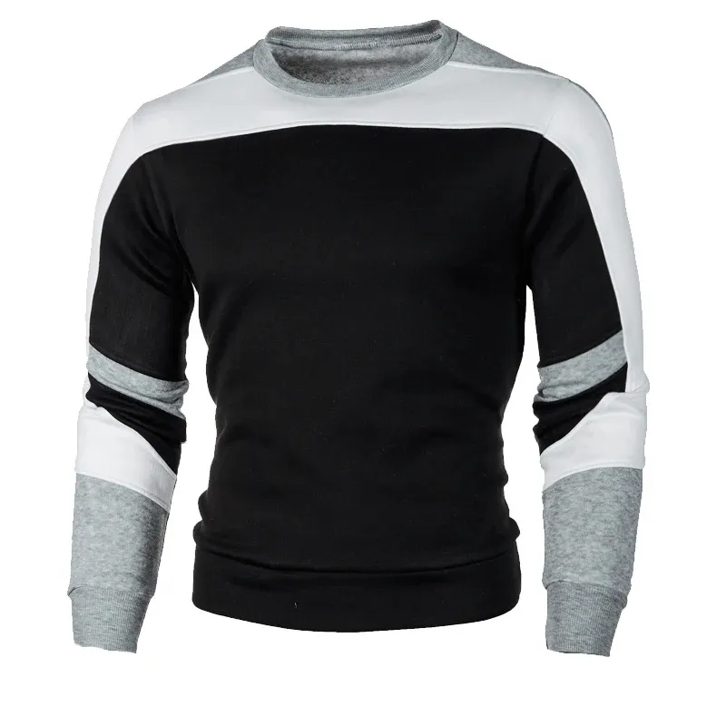 Zomersz - Heren Trui Met Kleurvlakken - Ronde Hals Casual Mode