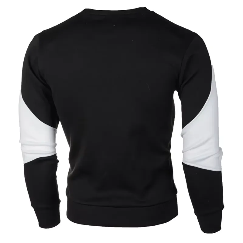 Zomersz - Heren Trui Met Kleurvlakken - Ronde Hals Casual Mode